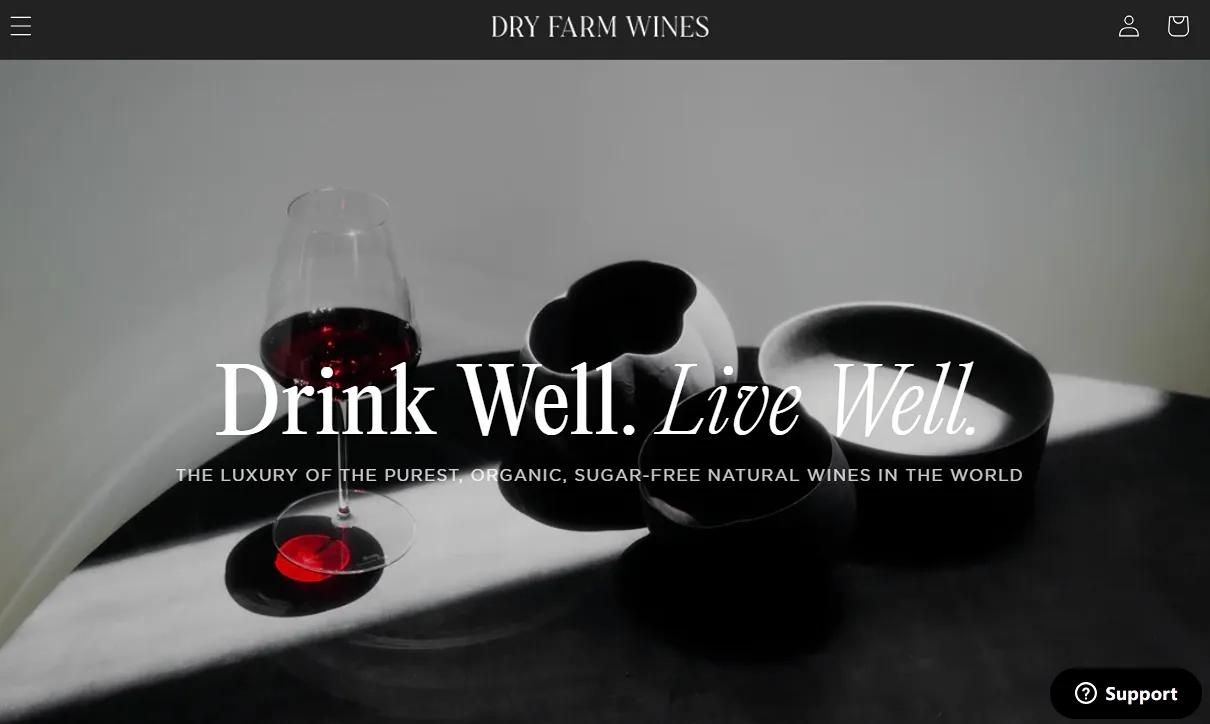 Dry Farm Wines - Shopify Liquor And Spirits Stores