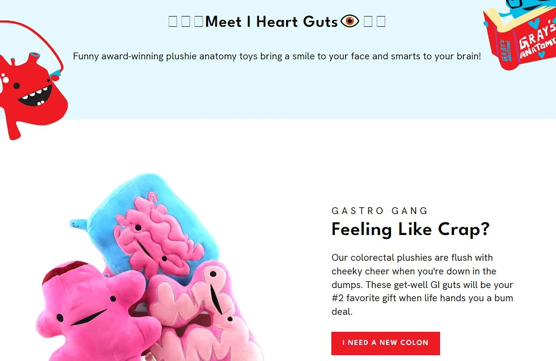 I Heart Guts - Shopify Baby Toys Store