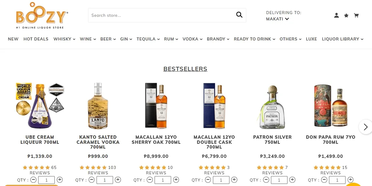 Boozy - Shopify Liquor And Spirits Stores