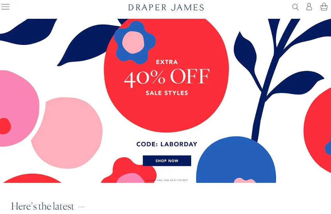 Draper James - Shopify Apparel Store
