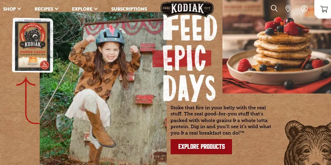 Kodiak - Shopify Food Store