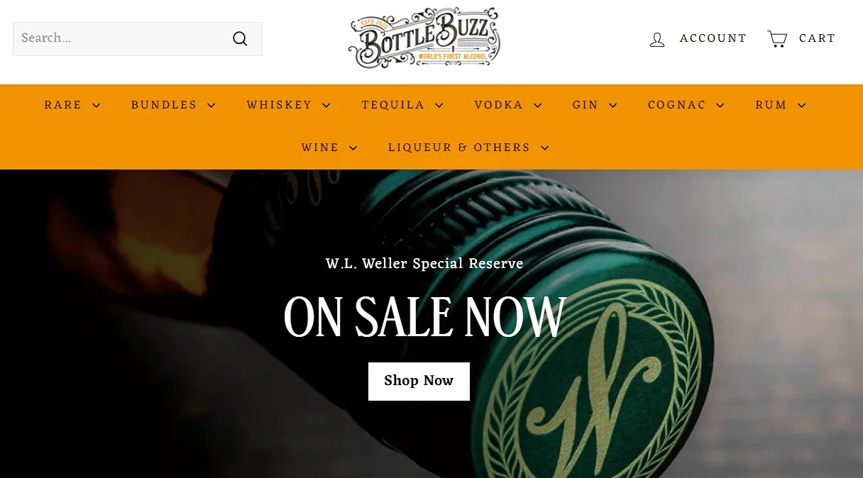 Bottle Buzz - Shopify Liquor And Spirits Stores