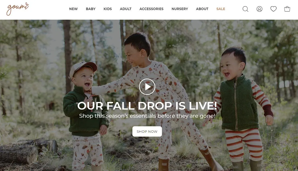 Goumi Kids - Shopify Baby Products Store