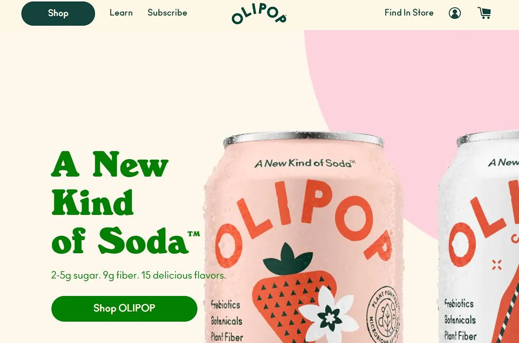 Olipop - Shopify Food Store