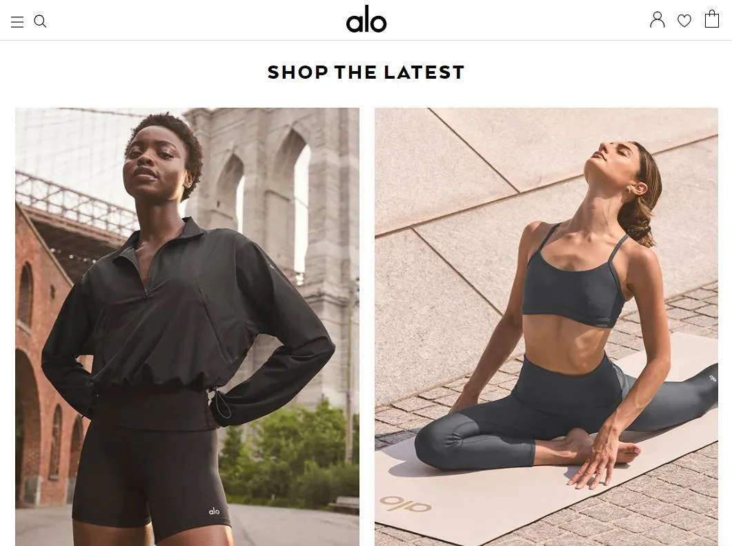 Alo Yoga - Shopify Apparel Store