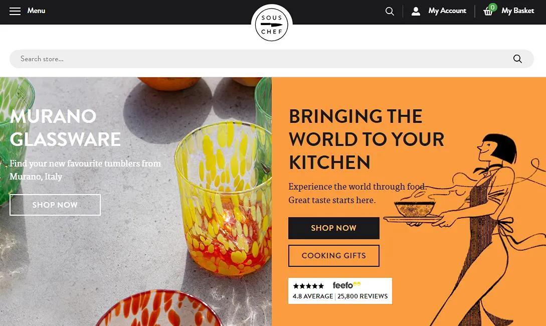 Sous Chef - Shopify Food Store
