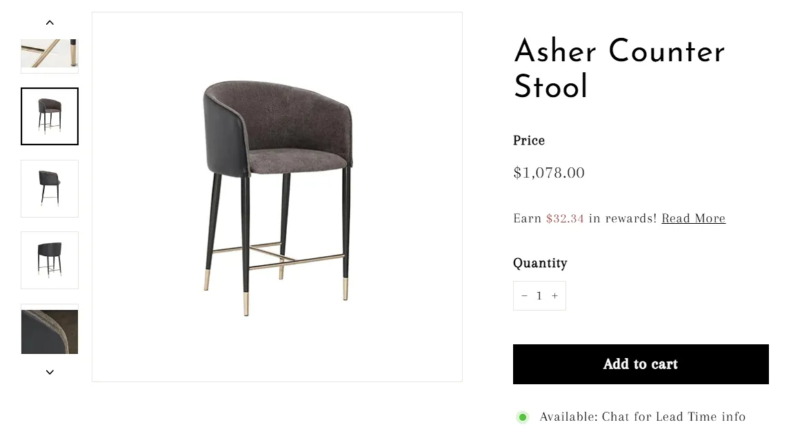 Frances and Son Asher Counter Stool Review