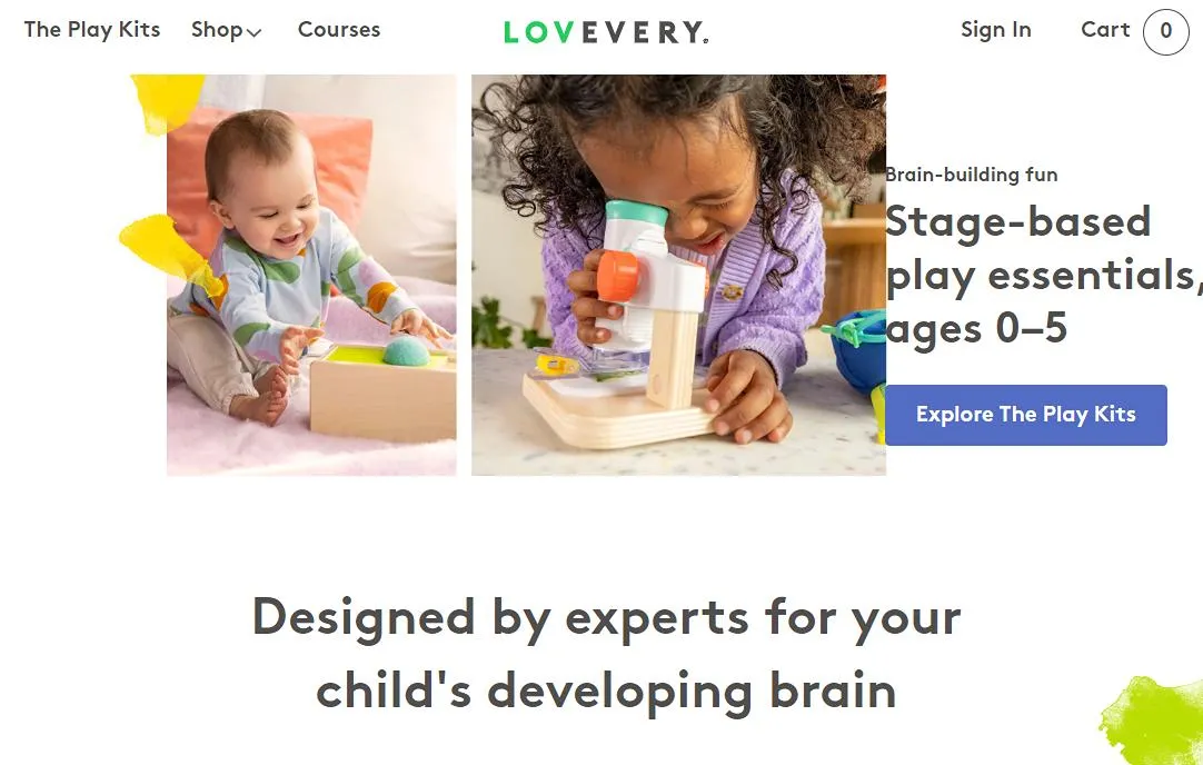 Lovevery - Shopify Baby Toys Store
