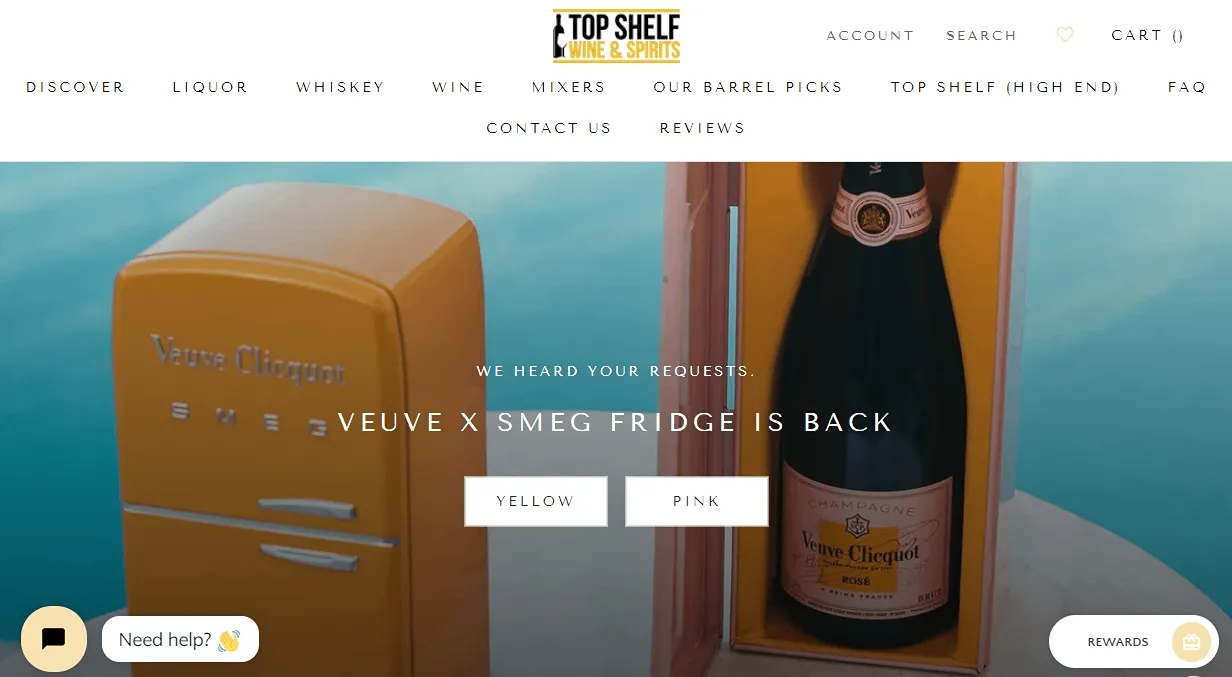 Top Shelf Wine & Spirits - Shopify Liquor And Spirits Stores