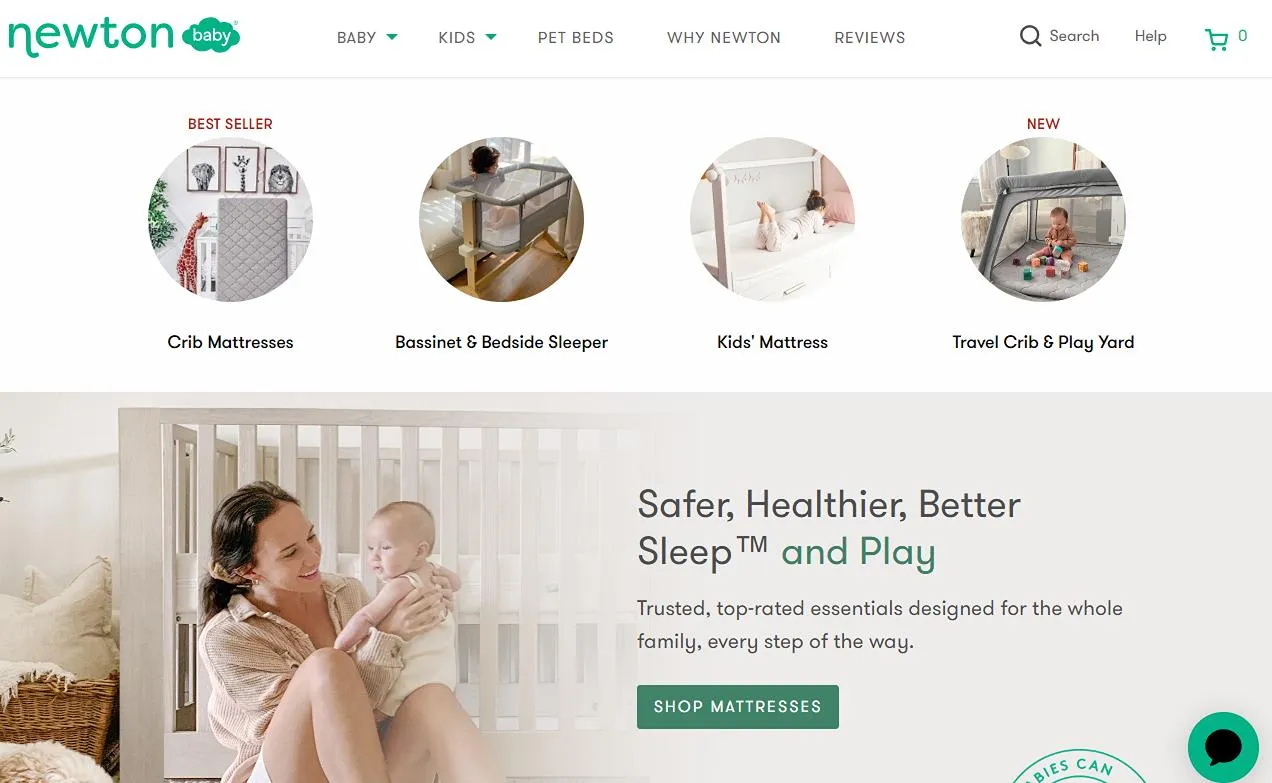 Newton Baby - Shopify Baby Products Store