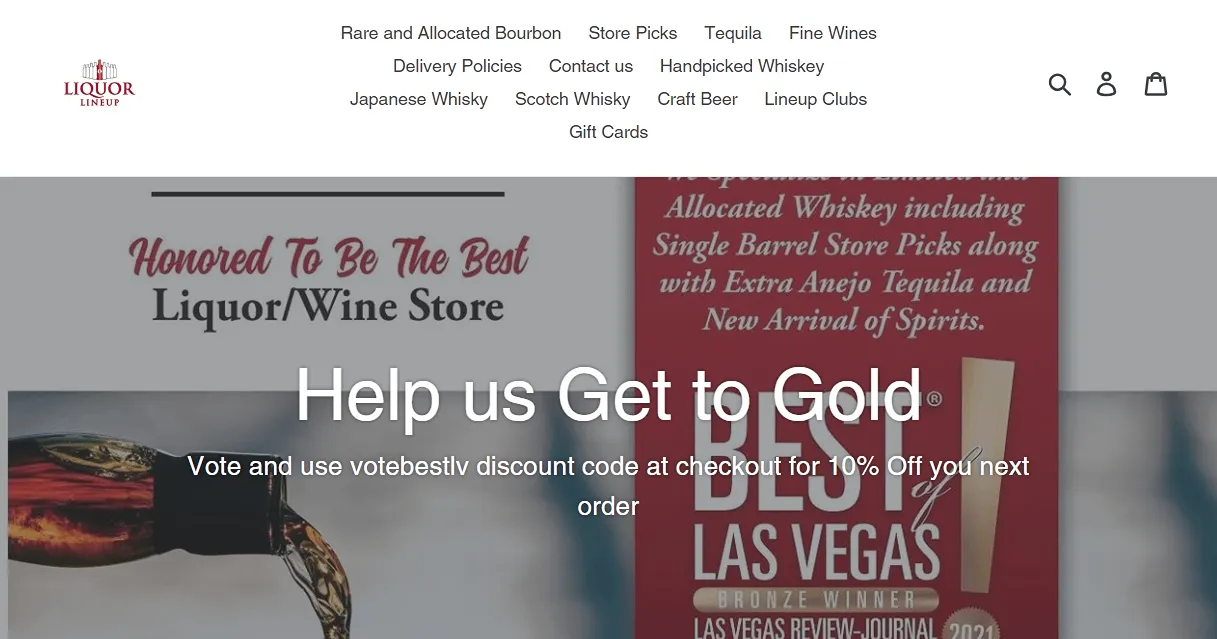 Liquor Lineup - Shopify Liquor And Spirits Stores