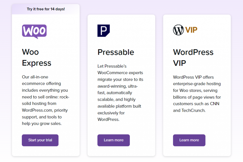 How Much Does WooCommerce Cost - wooexpress,presable,wordpress vip