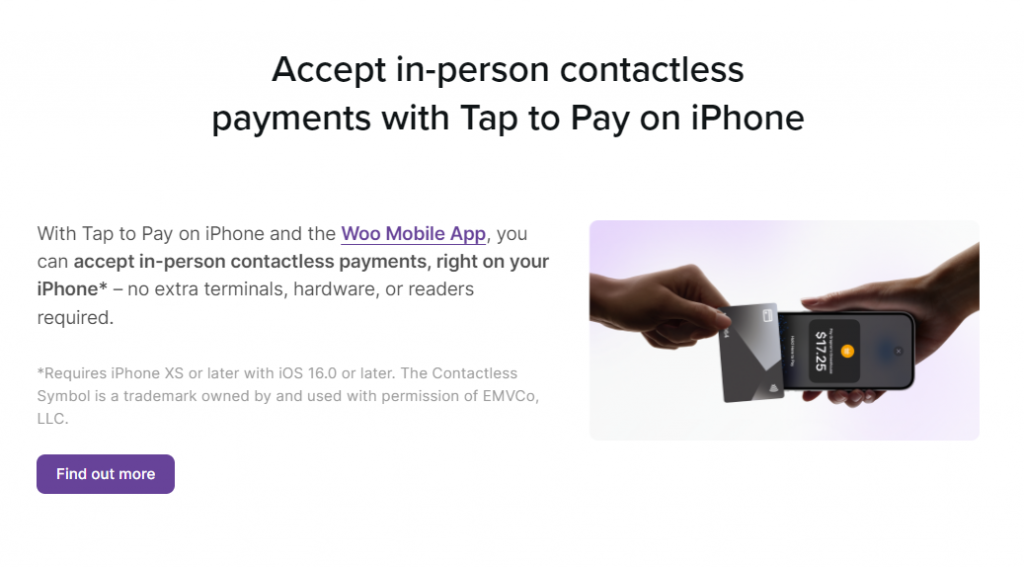 Is WooCommerce Free - in-person contactless payments