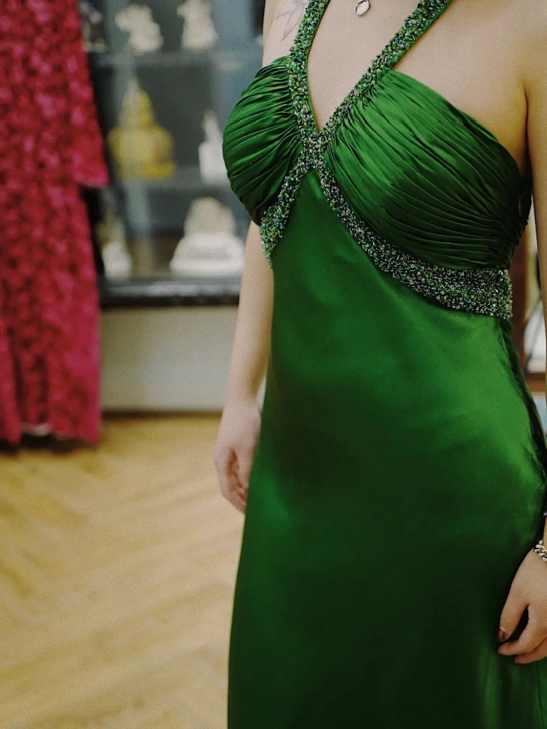 Unique Vintage Reviews - green dress