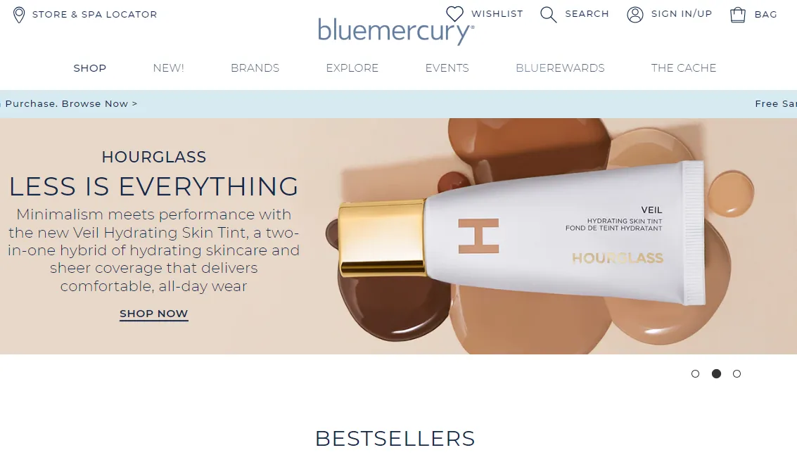 Bluemercury - Shopify Skincare Store