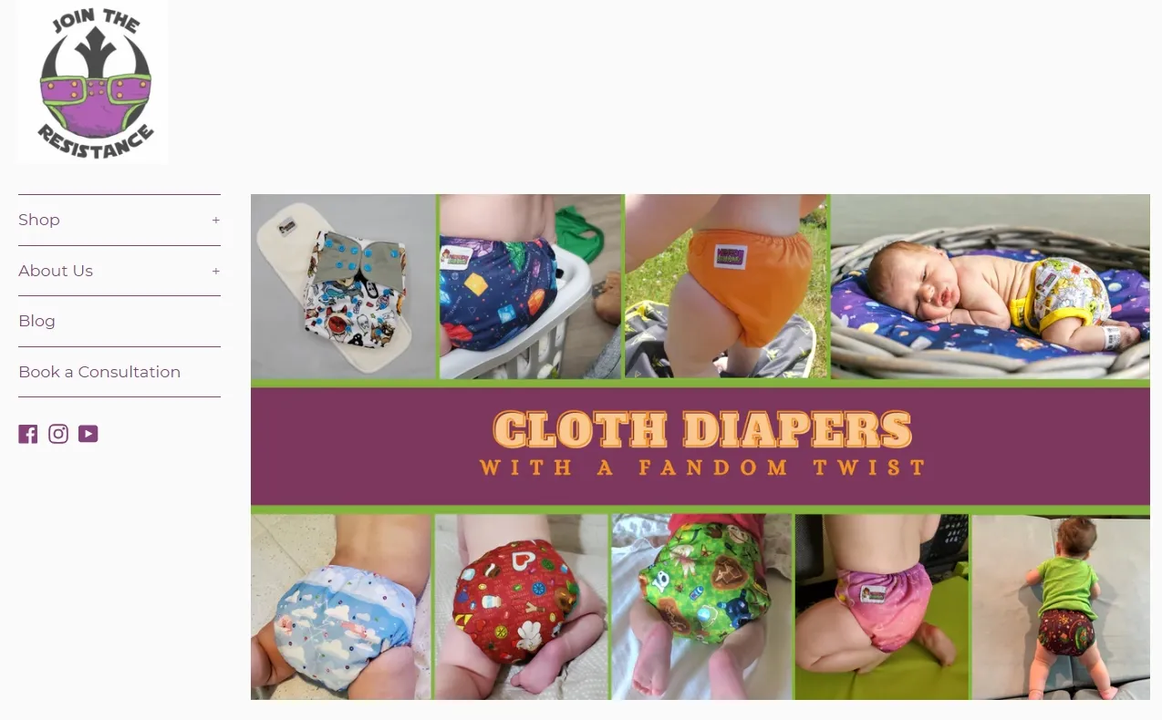 Nerdy Mommas - Shopify Baby Diapering Store