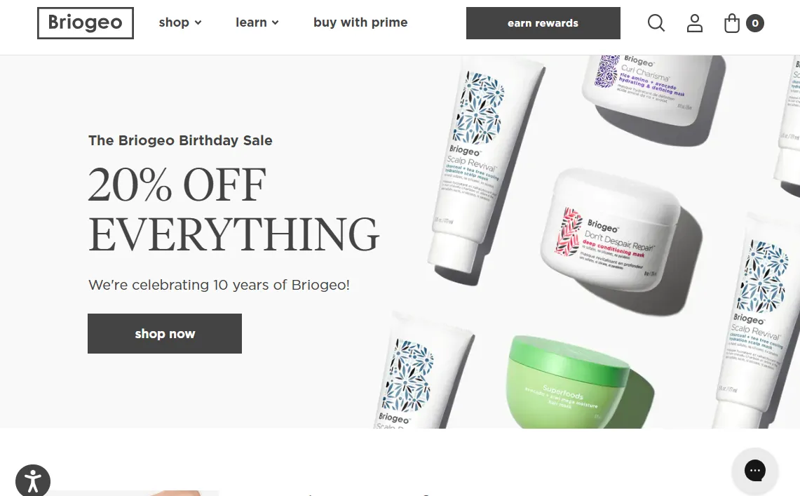 Briogeo - Shopify Skincare Store