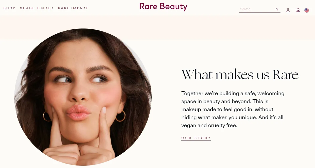 Rare Beauty - Shopify Makeup Store