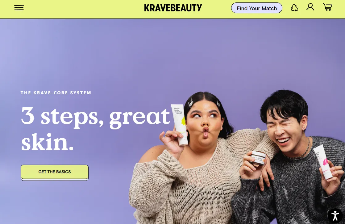 KraveBeauty - Shopify Skincare Store