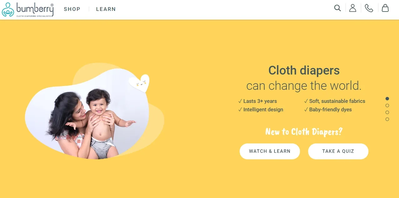 Bumberry - Shopify Baby Diapering Store