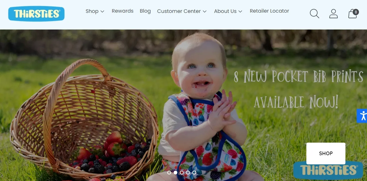 Thirsties - Shopify Baby Diapering Store