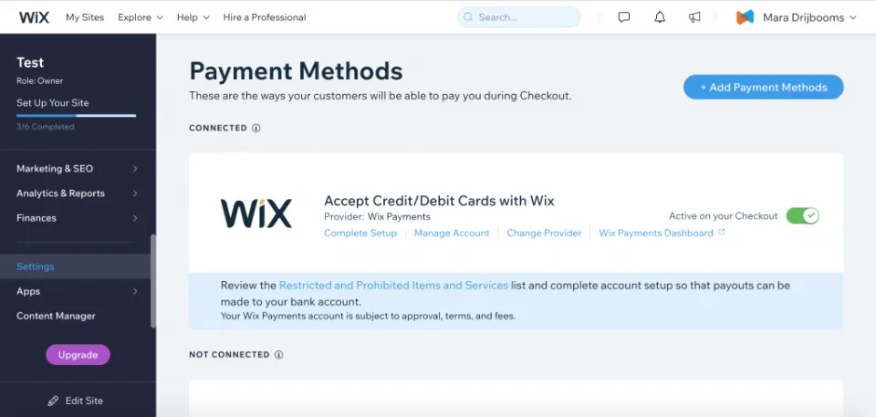 Wix Payments