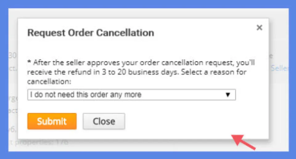 AliExpress Shipment Cancelled